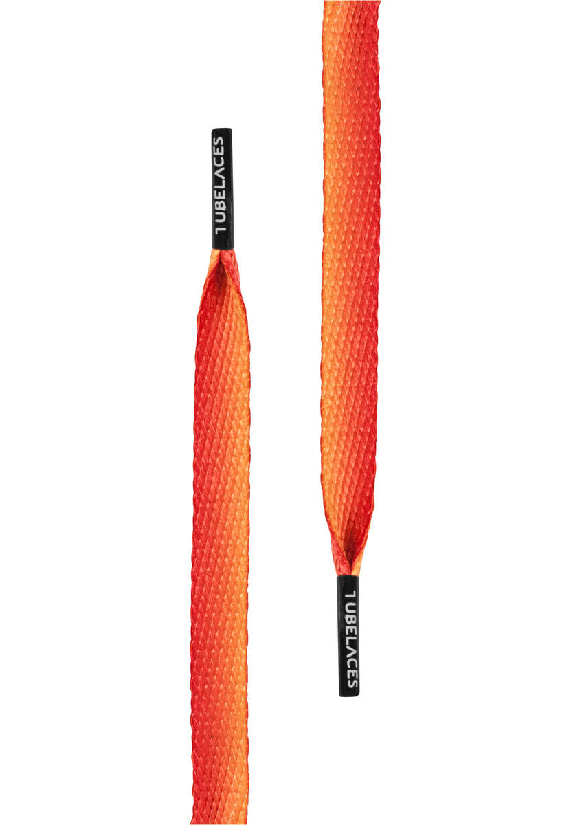 TB White Flat Sundowner Shoe Laces - Orange 130cm