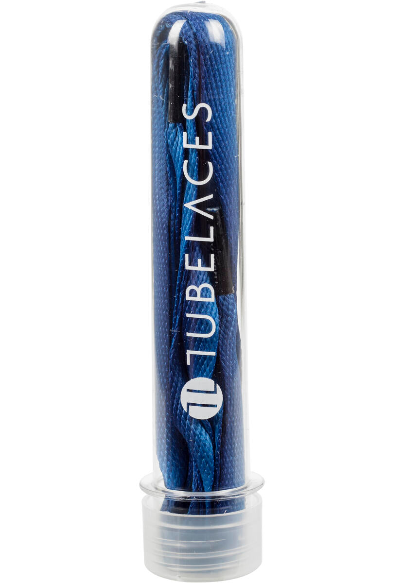 TB White Flat Sundowner Shoe Laces - Blue 130cm