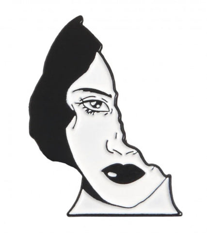 Space Pin # 43 - PARTIAL WOMAN FACE