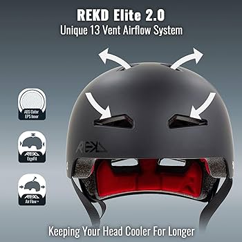 REKD Elite 2.0 Helmet - Black