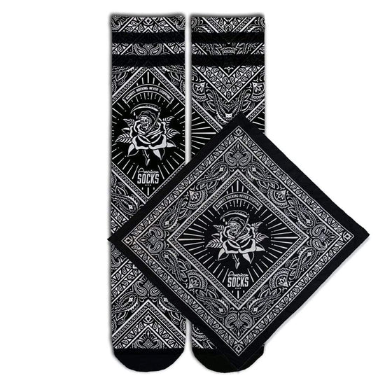 AS Bandana Mid-High Socks - Black