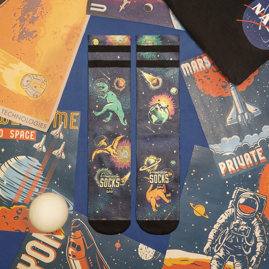 AS Space Dino Mid-High Socks
