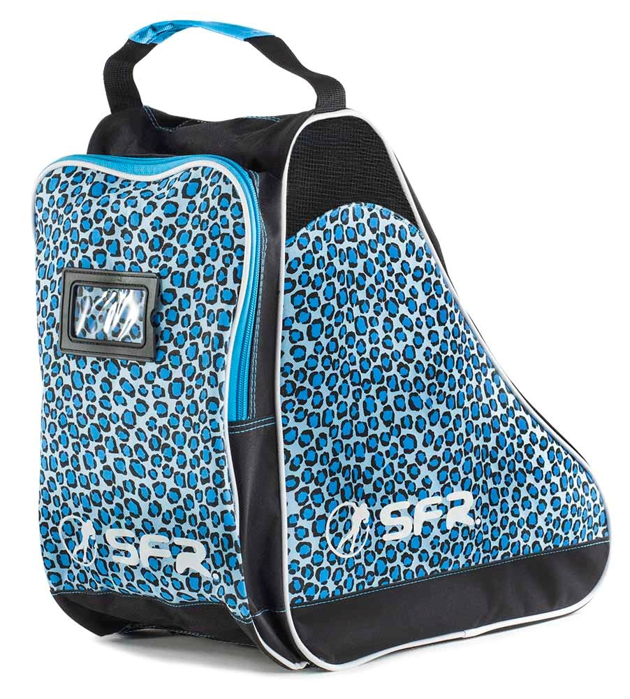SFR Designer Skates Bag - Blue Leopard