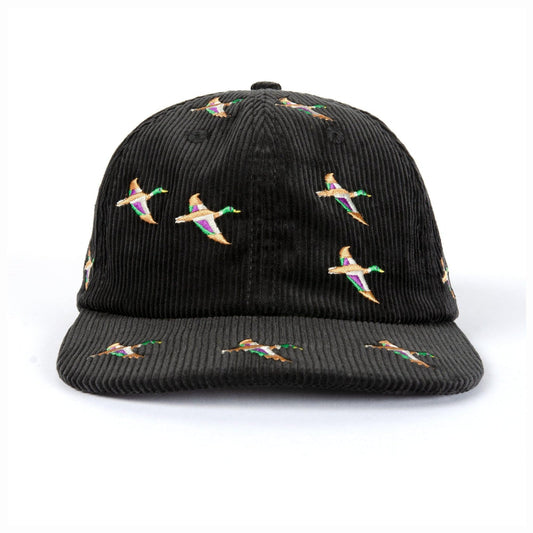 Habitat Mallard Cord Cap - Black