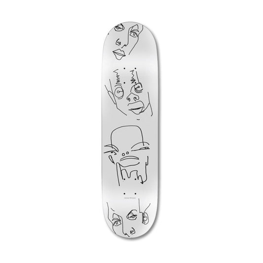 Hopps Dreamer Skateboard Deck - Silver