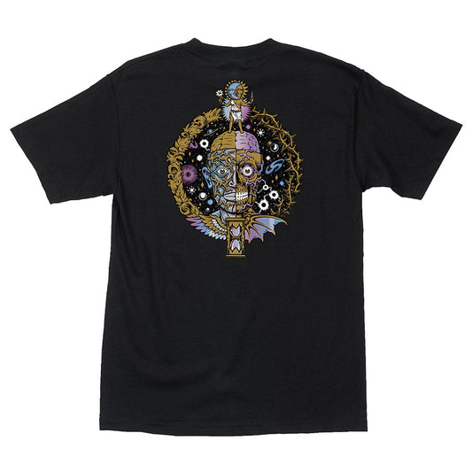 Santa Cruz Wooten Crest Regular T-Shirt - Black