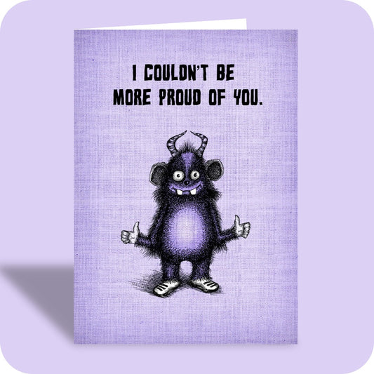 Bald Guy greeting card STE001525, front