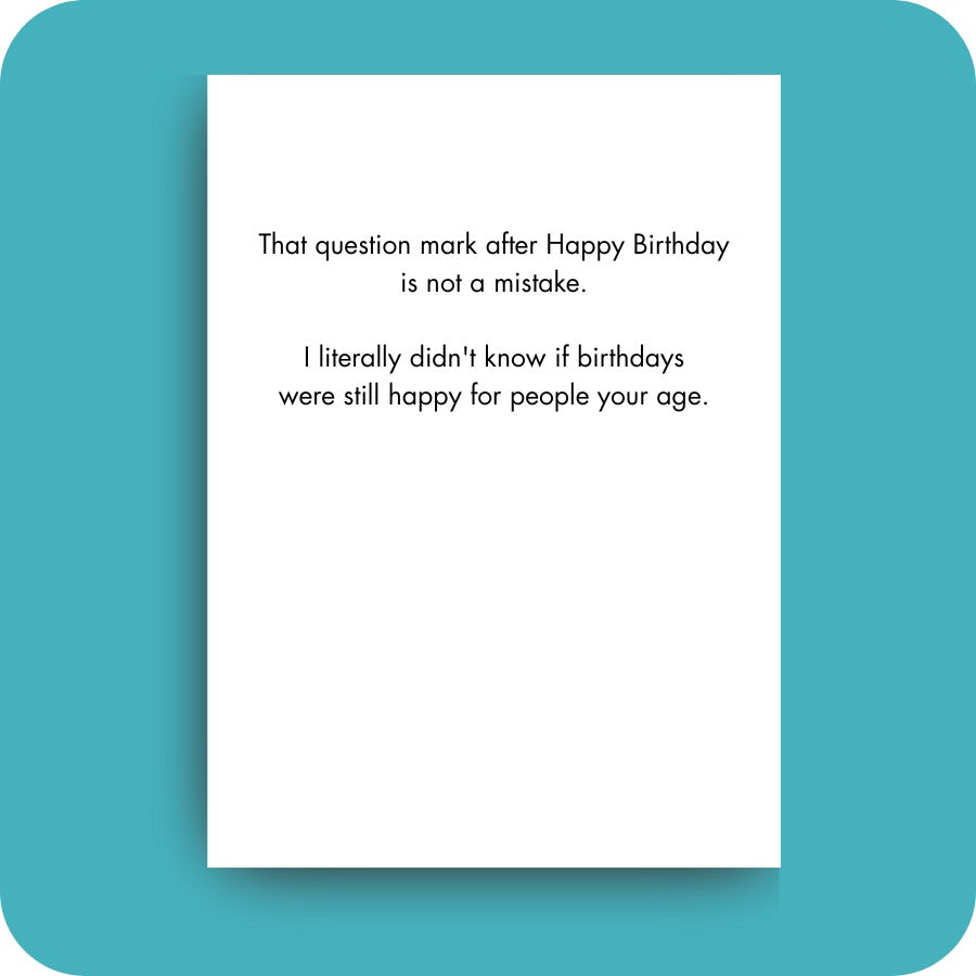 Bald Guy greeting card STE001531, inside