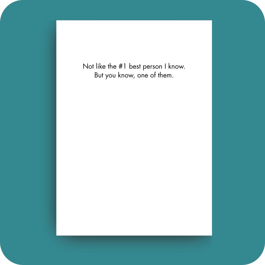 Bald Guy greeting card STE001539, inside