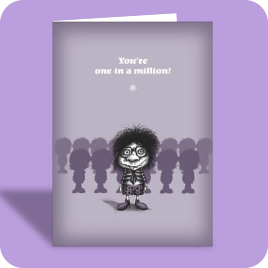 Bald Guy greeting card STE007373, front