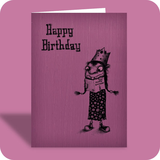 Bald Guy greeting card STE007375, front