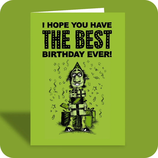 Bald Guy greeting card STE007380, front