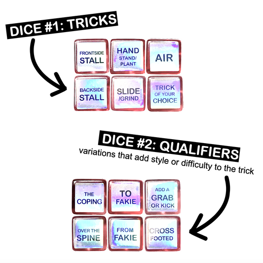 Rollerstuff Purple! Trick Dice