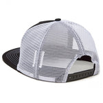 Creature Support Label Mesh Trucker Mid Profile Hat - Black/White