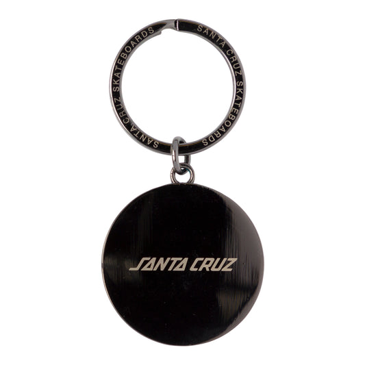 Santa Cruz Wave Dot Keychain - Dark Gunmetal