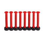Cal-7 COLORED Phillips Bolts - RED