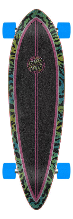 Santa Cruz Obscure Dot Pintail Cruzer Longboard Complete 33"