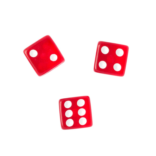 Independent BTG Shear Dice Set - Black/Red