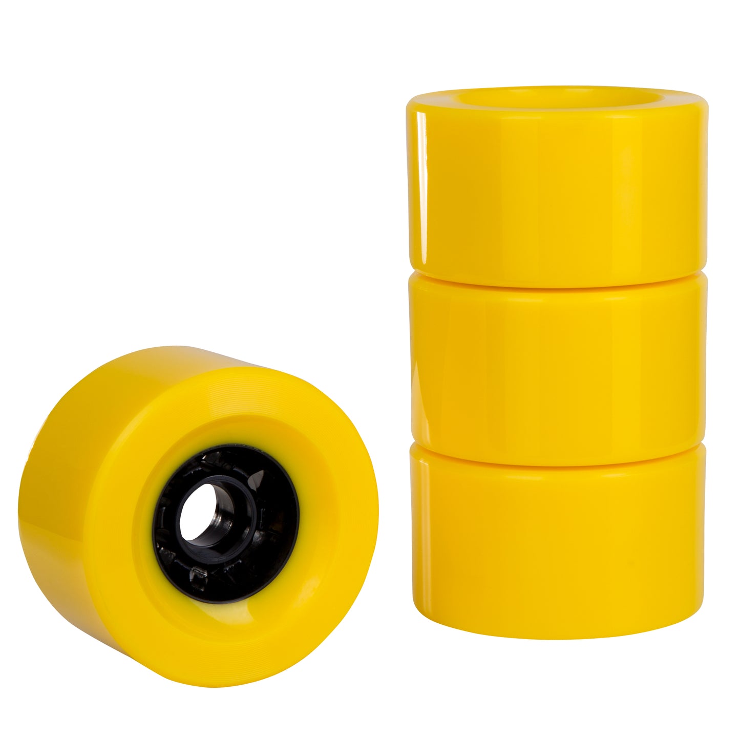 Cal-7 Fly Wheel Longboard Wheels - Neon Yellow 97mm 78A