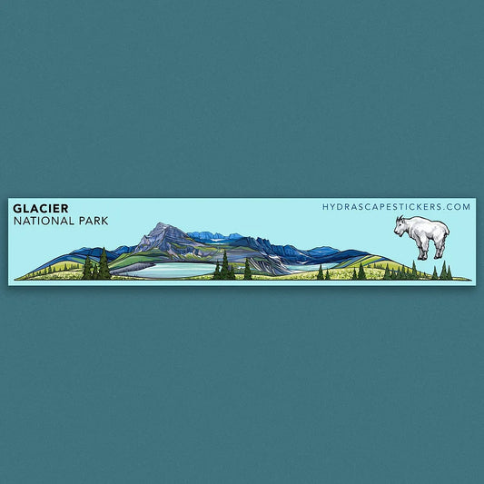 Hydrascape Miniscape - Glacier Sticker 2x10"