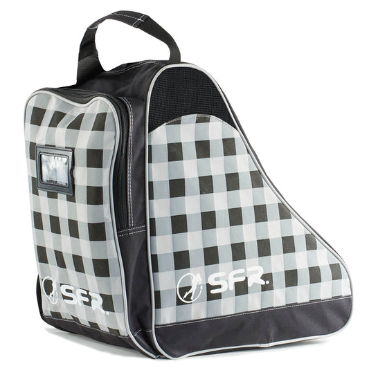 SFR Designer Ice & Skate Bag - Black Chequered - LocoSonix