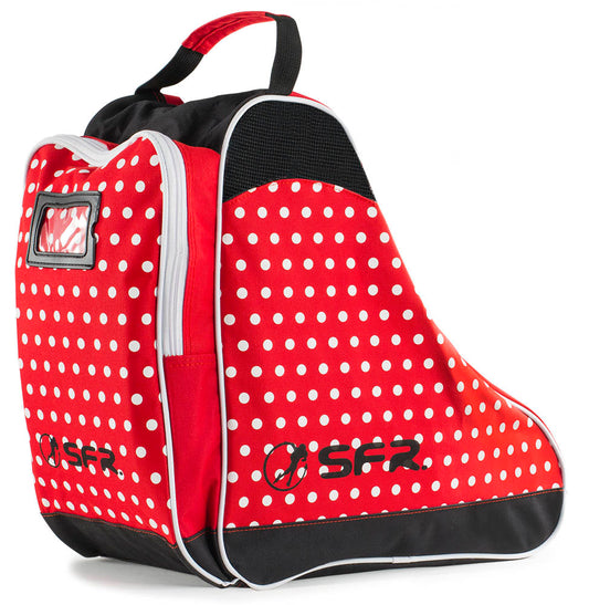 SFR Designer Ice & Skate Bag - Red Polka - LocoSonix