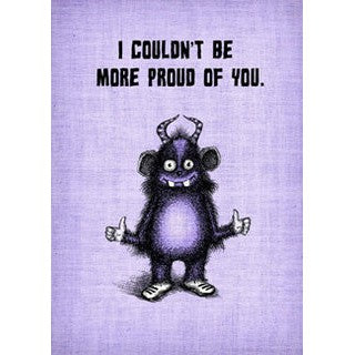 Bald Guy I Couldn't Be More Proud Of You Greeting Card [165] – LocoSonix