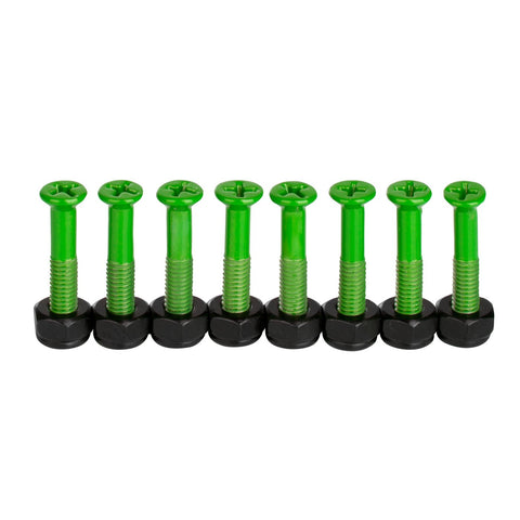 Cal-7 COLORED Phillips Bolts - GREEN