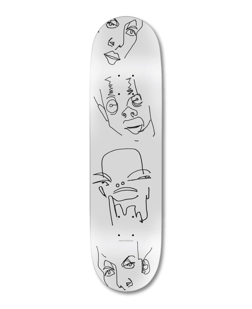 Hopps Dreamer Skateboard Deck - Silver