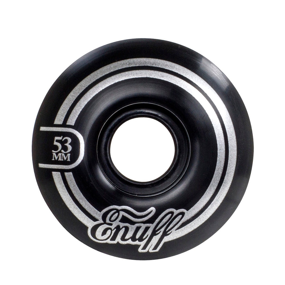 Enuff 53MM Refresher II Skateboard Wheels - Black - LocoSonix