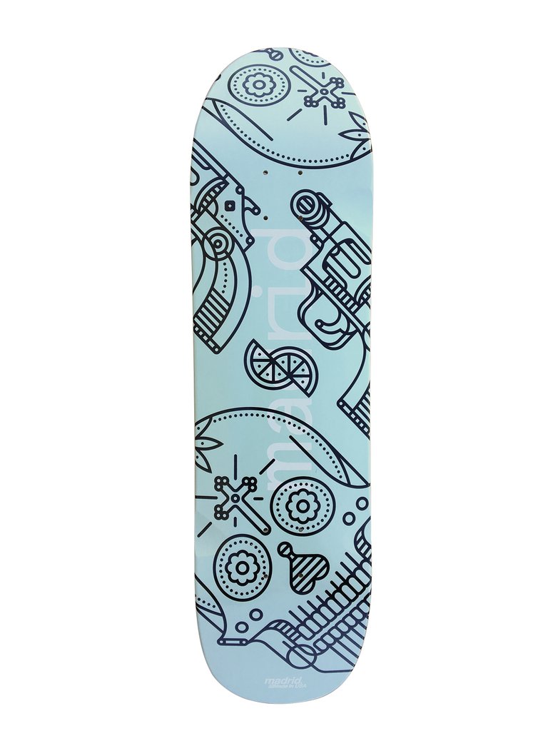 Madrid Street Pistolero Skateboard Deck
