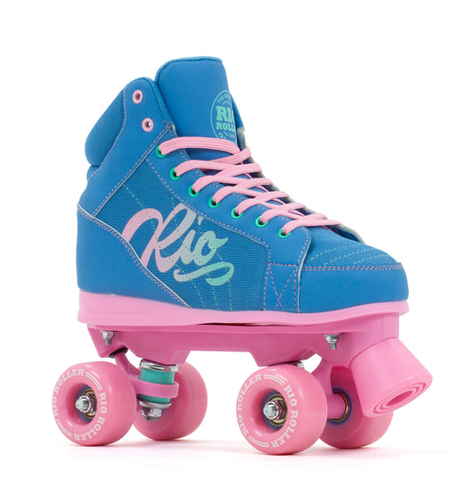 Rio Roller Lumina Quad Skates - Blue/Pink - LocoSonix