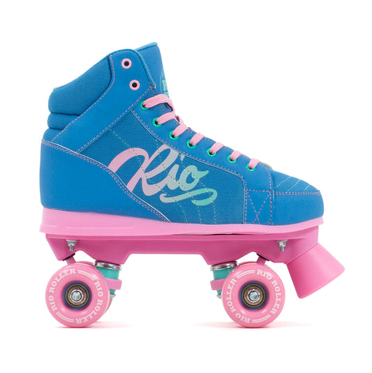 Rio Roller Lumina Quad Skates - Blue/Pink - LocoSonix
