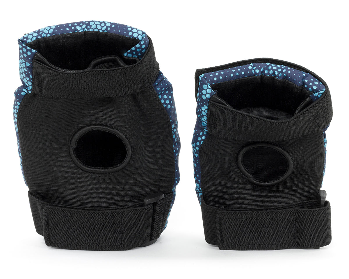 REKD Youth Heavy Duty Double Pad Set - Black / Blue - LocoSonix