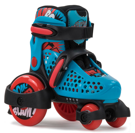 SFR Stomper Adjustable Childrens Skates - Blue - LocoSonix