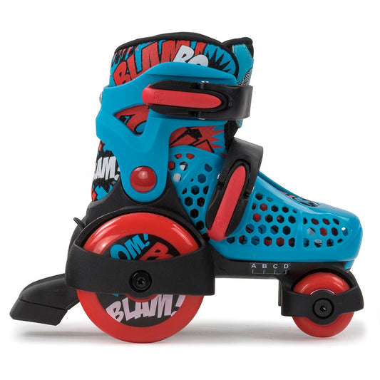 SFR Stomper Adjustable Childrens Skates - Blue - LocoSonix