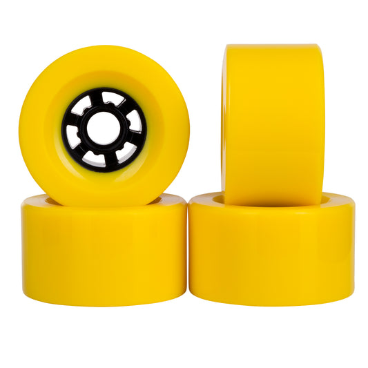 Cal-7 Fly Wheel Longboard Wheels - Neon Yellow 97mm 78A