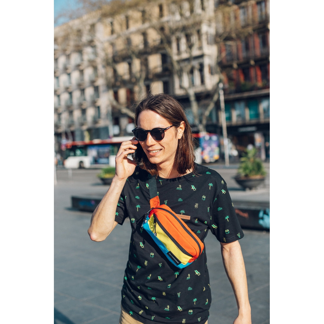 HY Fanny Pack Garden - Red Yel Blu - LocoSonix