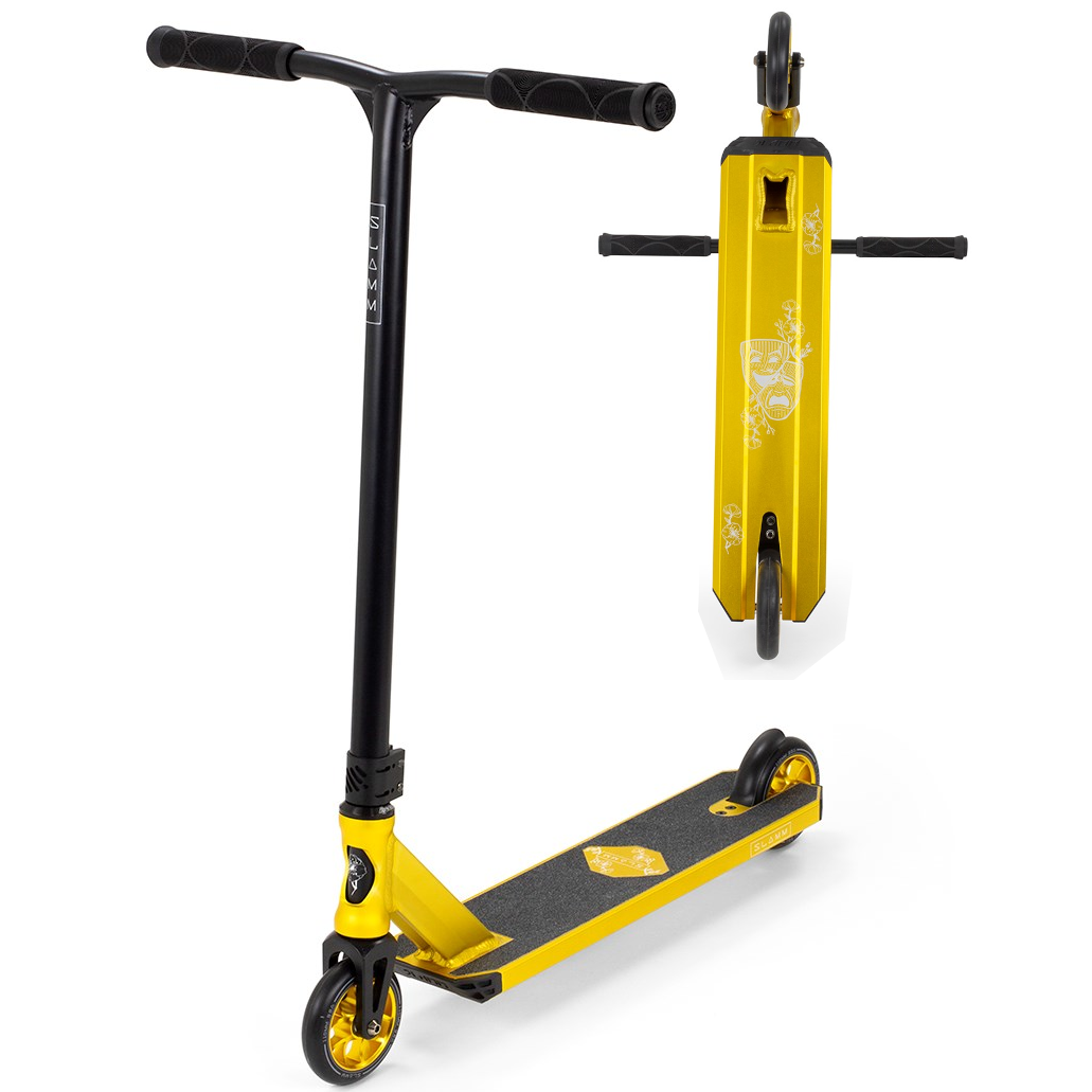 Slamm Assault V6 Stunt Scooter - Gold 23"