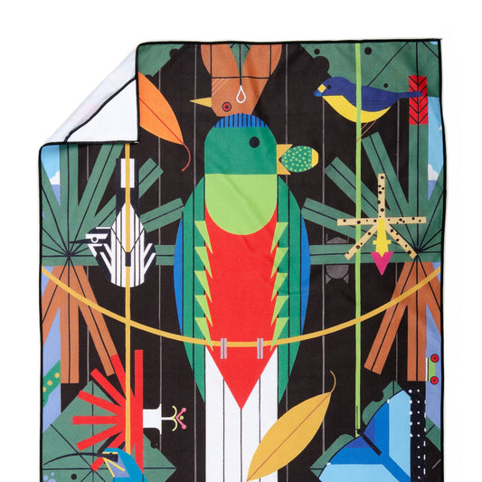 Habitat Charley Harper Monteverde Yoga Towel