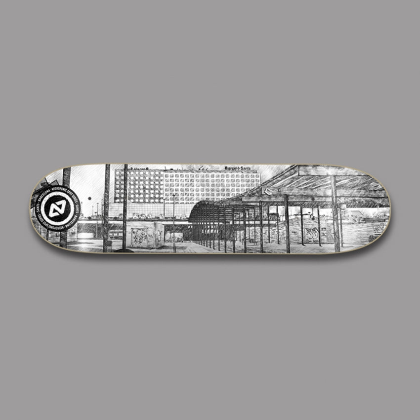 Spot 8" Sants HC Skateboard Deck - LocoSonix