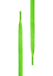 TB WHITE FLAT Shoe Laces - Neon Green 140cm
