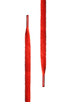 TB WHITE FLAT Shoe Laces - Red 140cm