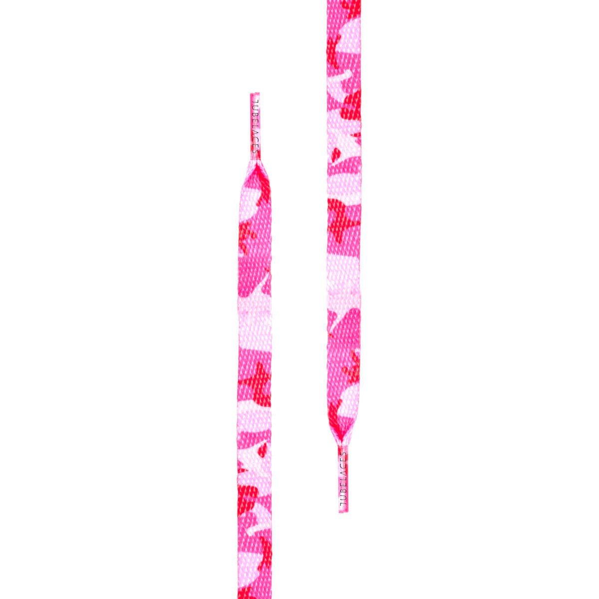 TB Special Flat Shoe Laces - Pink Camo 140cm