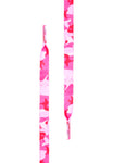 TB SPECIAL FLAT Shoe Laces - Pink Camo 140cm