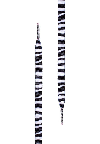 TB SPECIAL FLAT Shoe Laces - Zebra 140cm