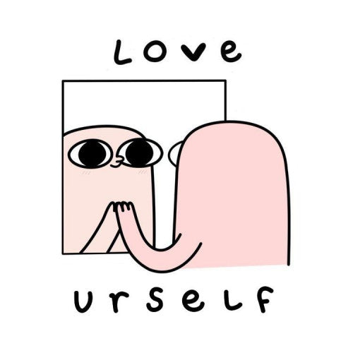 Space Sticker # 34 - Love Urself