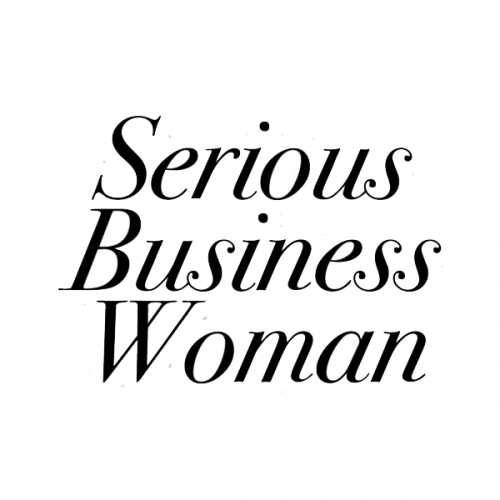 Space Sticker # 33 - Serious Business Woman