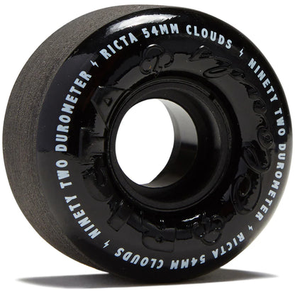 Ricta Clouds Skateboard Wheels - Black/Black 54mm 92A [set/4]