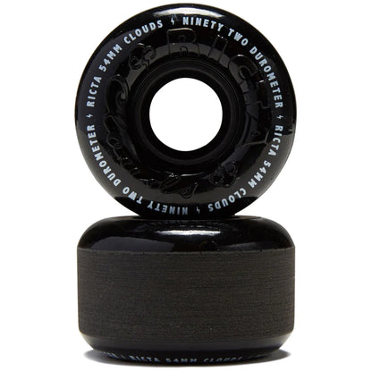 Ricta Clouds Skateboard Wheels - Black/Black 54mm 92A [set/4]